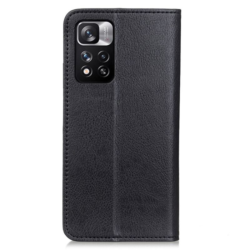 Capa De Celular Para Xiaomi Redmi Note 11 Pro Plus 5G Flip Couro Rachado Fosco