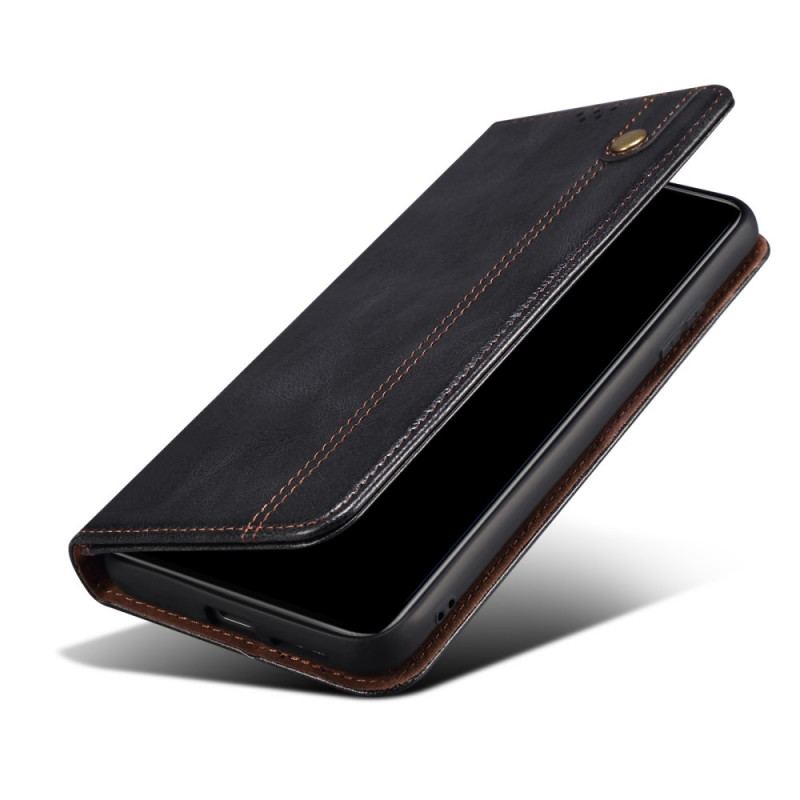 Capa De Celular Para Xiaomi Redmi Note 11 Pro Plus 5G Flip Couro Sintético Encerado