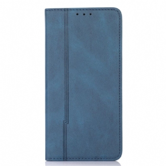 Capa De Celular Para Xiaomi Redmi Note 11 Pro Plus 5G Flip Estilo Linha Couro