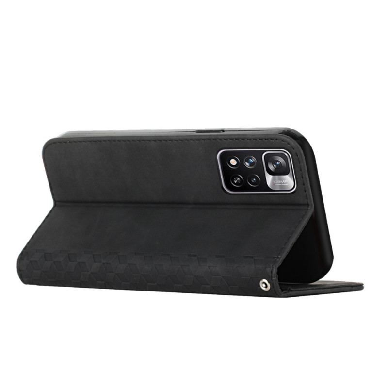 Capa De Celular Para Xiaomi Redmi Note 11 Pro Plus 5G Flip Padrão 3d De Efeito De Couro