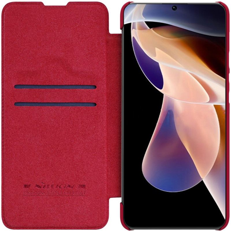 Capa De Celular Para Xiaomi Redmi Note 11 Pro Plus 5G Flip Série Nillkin Qin