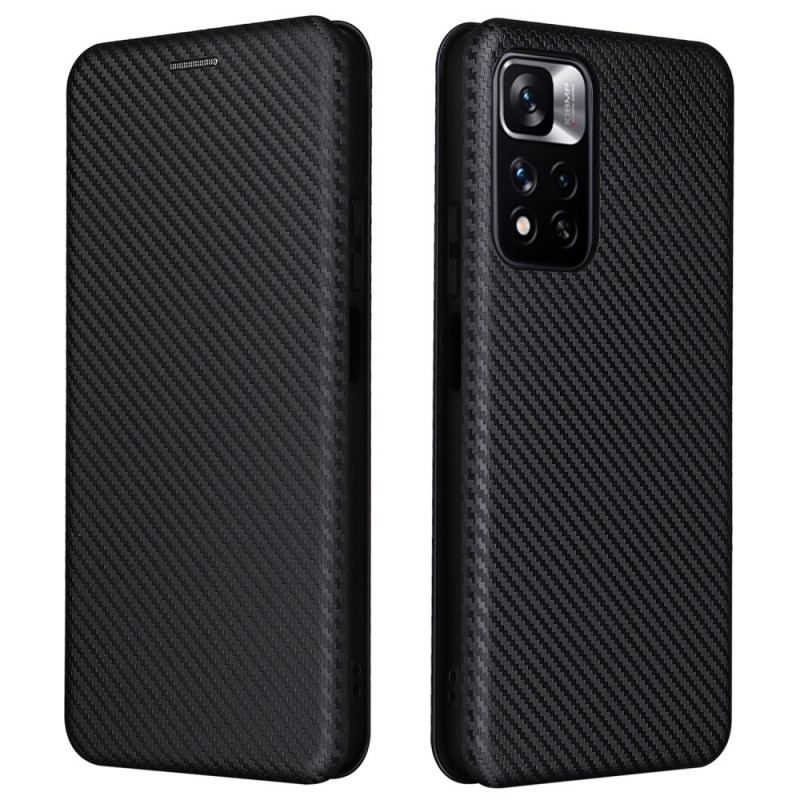 Capa De Celular Para Xiaomi Redmi Note 11 Pro Plus 5G Flip Silicone De Carbono Colorido