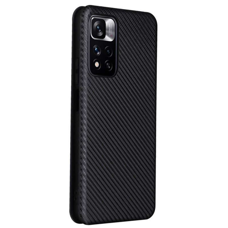 Capa De Celular Para Xiaomi Redmi Note 11 Pro Plus 5G Flip Silicone De Carbono Colorido