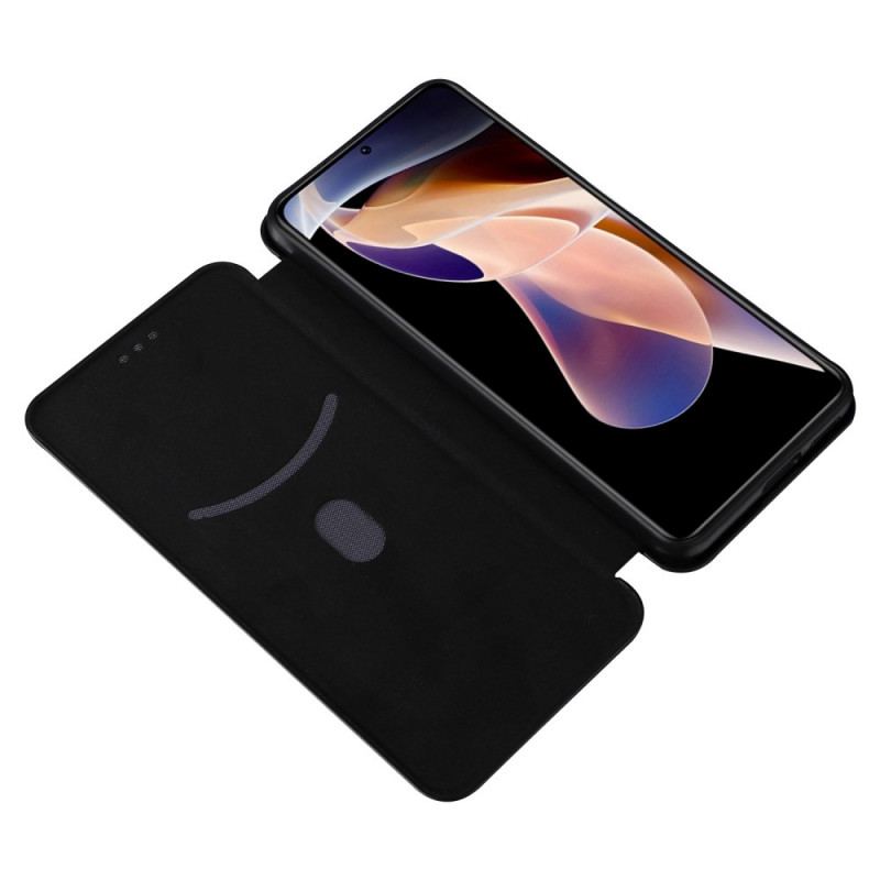 Capa De Celular Para Xiaomi Redmi Note 11 Pro Plus 5G Flip Silicone De Carbono Colorido