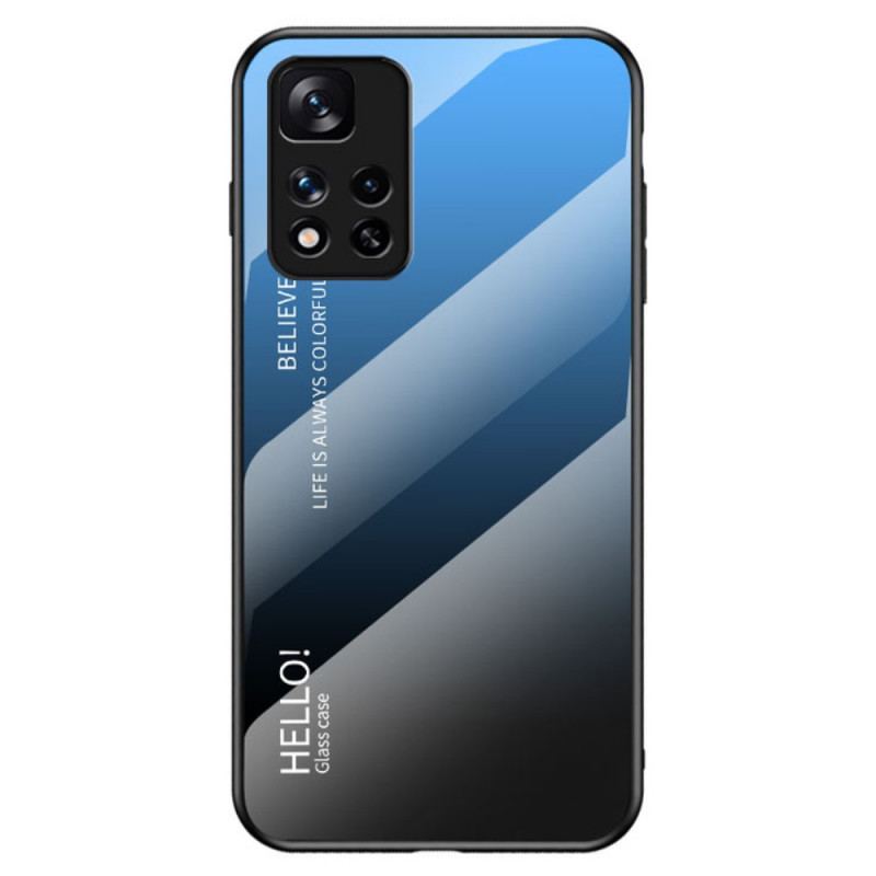 Capa De Celular Para Xiaomi Redmi Note 11 Pro Plus 5G Olá Vidro Temperado