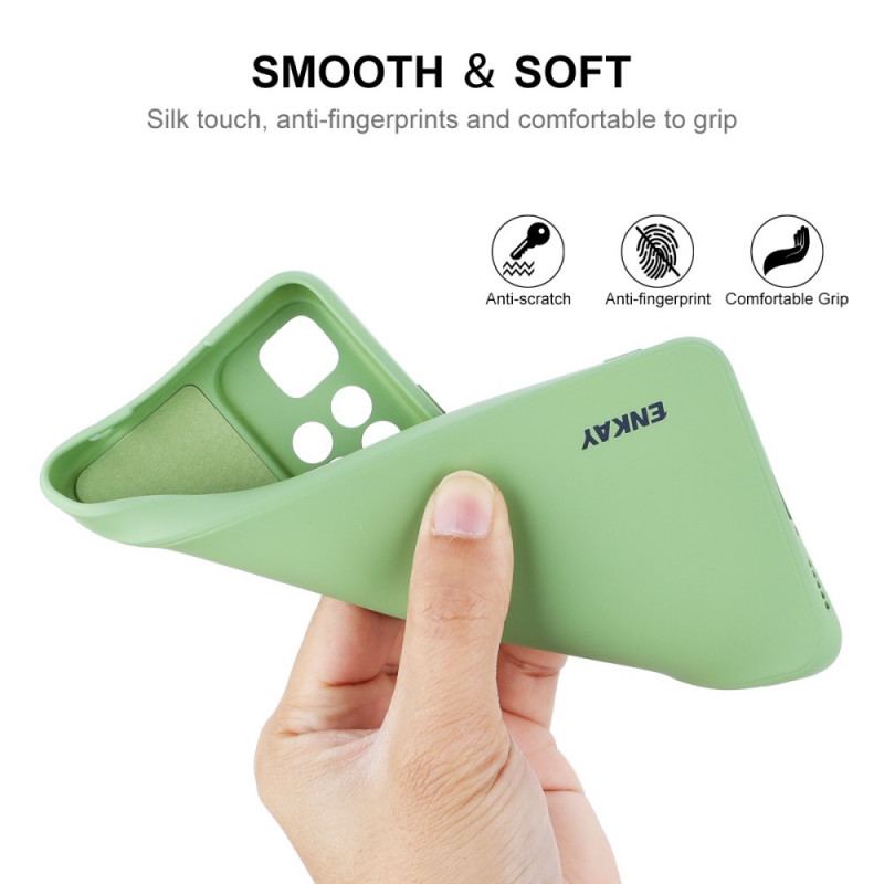 Capa De Celular Para Xiaomi Redmi Note 11 Pro Plus 5G Silicone Líquido Enkay