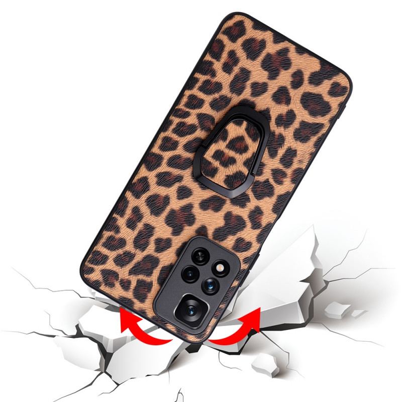 Capa De Celular Para Xiaomi Redmi Note 11 Pro Plus 5G Suporte De Anel Estilo Leopardo