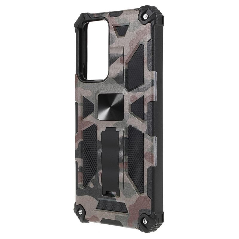 Capa De Celular Para Xiaomi Redmi Note 11 Pro Plus 5G Suporte Removível De Camuflagem