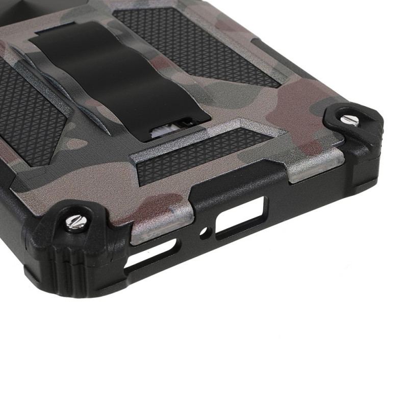 Capa De Celular Para Xiaomi Redmi Note 11 Pro Plus 5G Suporte Removível De Camuflagem