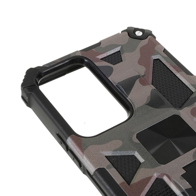 Capa De Celular Para Xiaomi Redmi Note 11 Pro Plus 5G Suporte Removível De Camuflagem