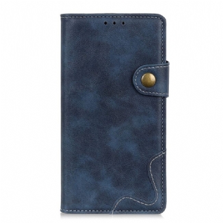 Capa De Couro Para Xiaomi Redmi Note 11 Pro Plus 5G Costura Artística