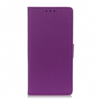 Capa De Couro Para Xiaomi Redmi Note 11 Pro Plus 5G Efeito Couro Clássico