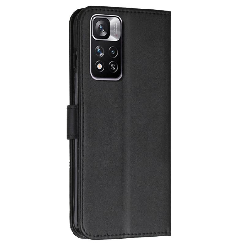 Capa De Couro Para Xiaomi Redmi Note 11 Pro Plus 5G Couro Falso Premium