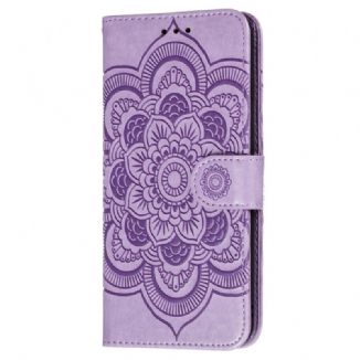 Capa De Couro Para Xiaomi Redmi Note 11 Pro Plus 5G Mandala Completa