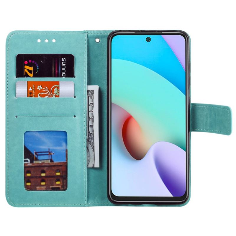 Capa De Couro Para Xiaomi Redmi Note 11 Pro Plus 5G Mandala Do Sol