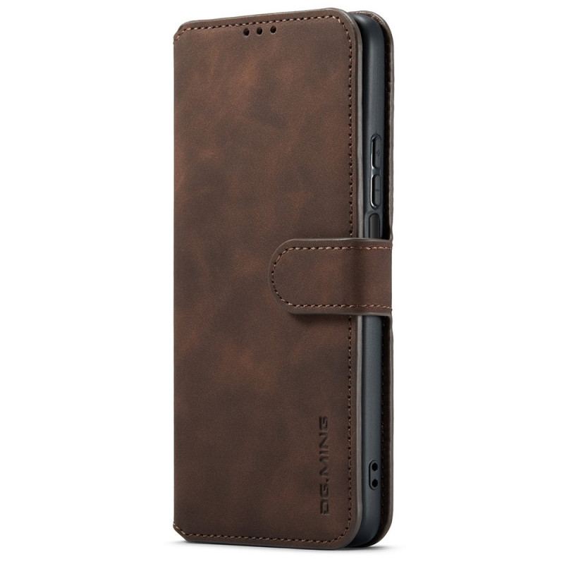 Capa Em Pele Para Xiaomi Redmi Note 11 Pro Plus 5G Dg.ming Retro