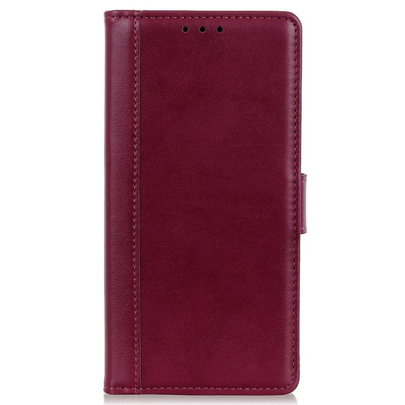 Capa Em Pele Para Xiaomi Redmi Note 11 Pro Plus 5G Estilo De Couro