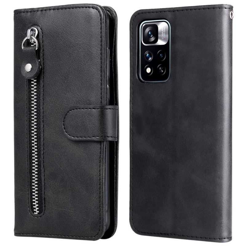 Capa Flip Para Xiaomi Redmi Note 11 Pro Plus 5G Carteira