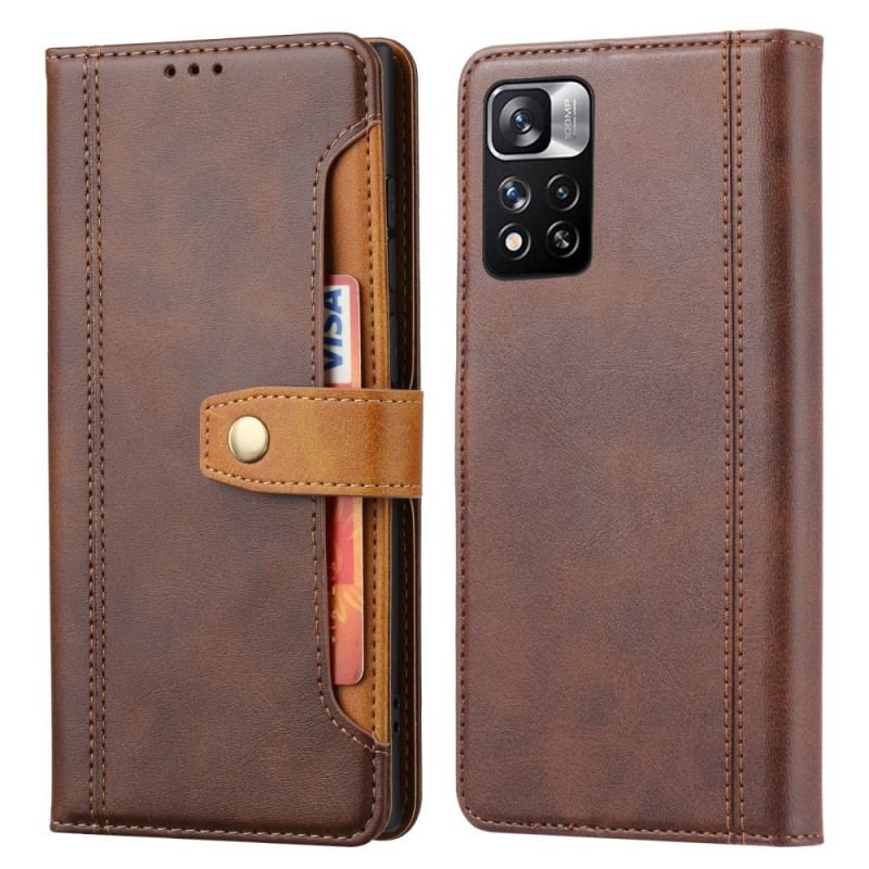 Capa Flip Para Xiaomi Redmi Note 11 Pro Plus 5G Com Alça