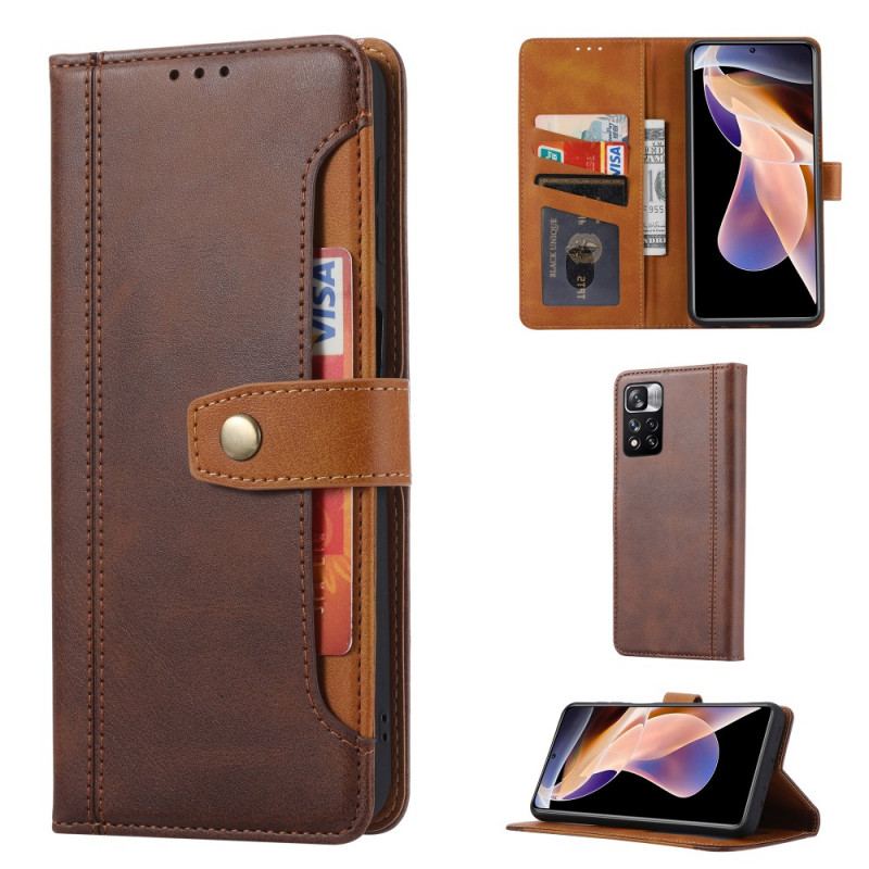 Capa Flip Para Xiaomi Redmi Note 11 Pro Plus 5G Com Alça