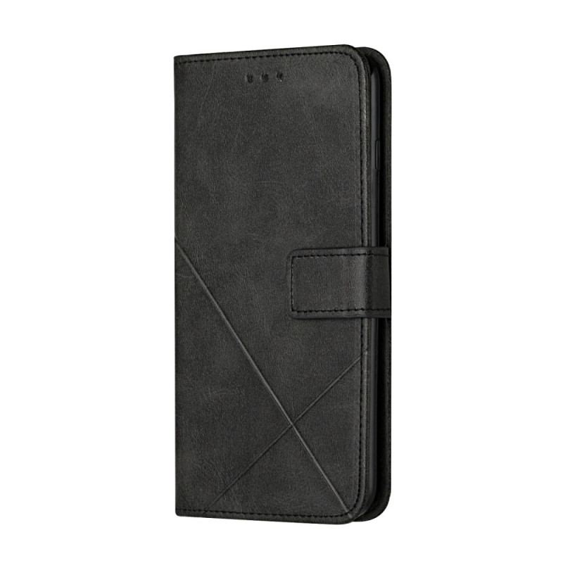 Capa Flip Para Xiaomi Redmi Note 11 Pro Plus 5G De Cordão Linhas De Alças Com Efeito De Couro