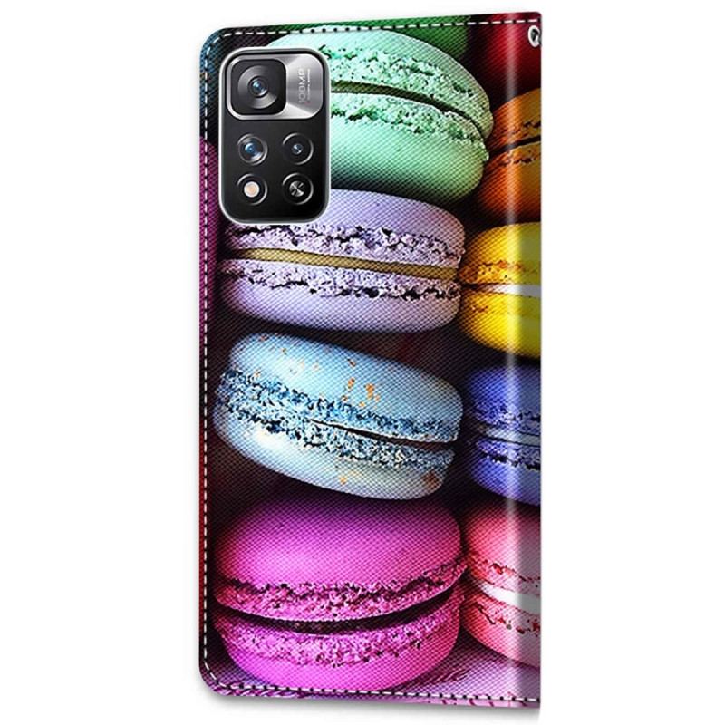 Capa Flip Para Xiaomi Redmi Note 11 Pro Plus 5G Macarons