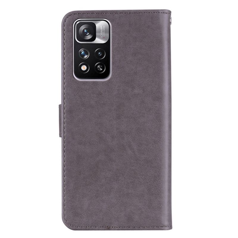 Capa Flip Para Xiaomi Redmi Note 11 Pro Plus 5G Mandala Coruja