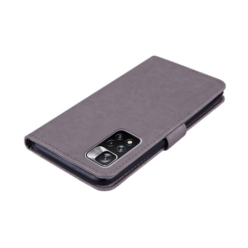 Capa Flip Para Xiaomi Redmi Note 11 Pro Plus 5G Mandala Coruja