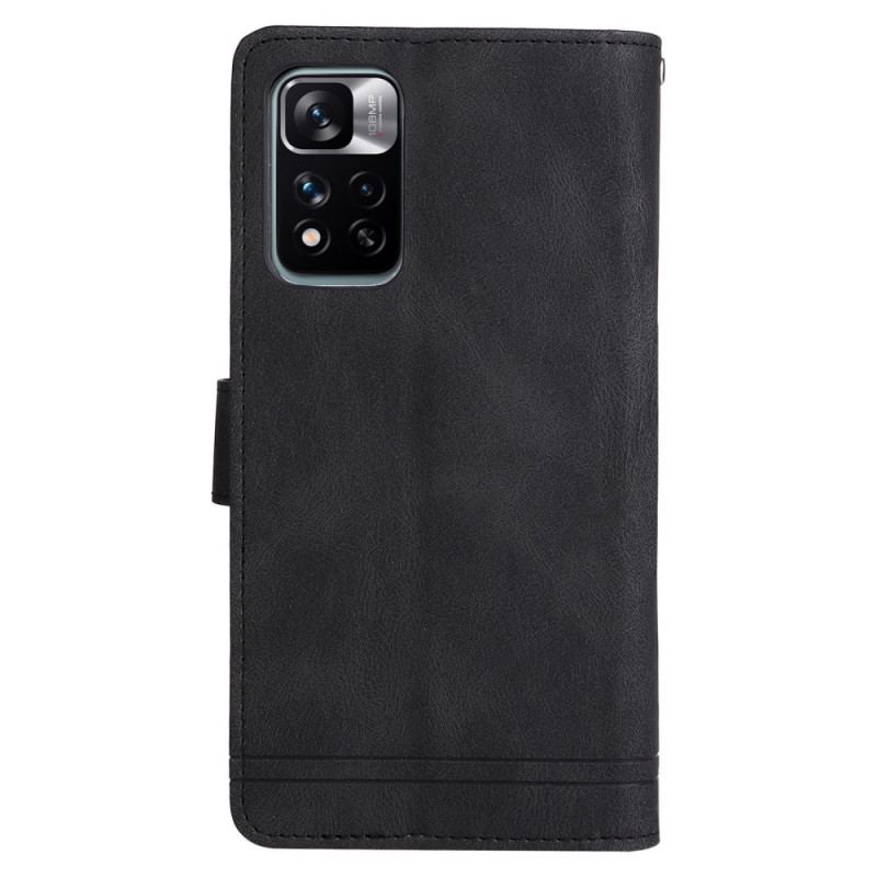 Capa Flip Para Xiaomi Redmi Note 11 Pro Plus 5G Porta-moedas Multifuncional