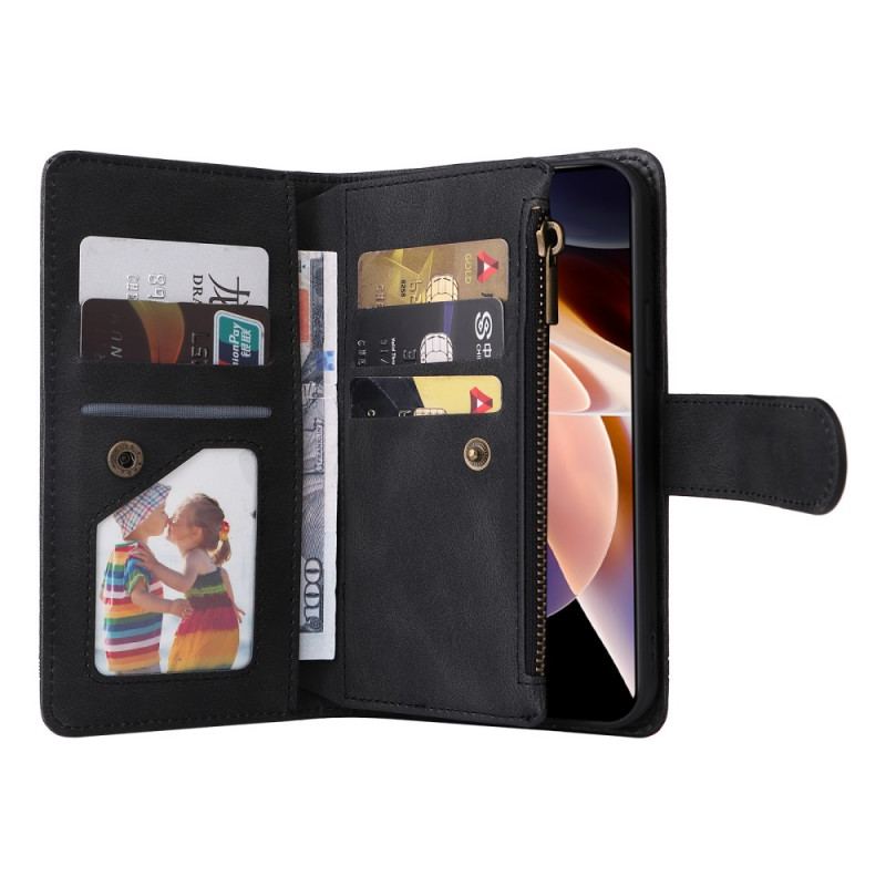 Capa Flip Para Xiaomi Redmi Note 11 Pro Plus 5G Porta-moedas Multifuncional