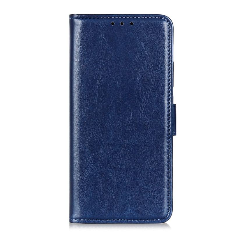 Capa Flip Para Xiaomi Redmi Note 11 Pro Plus 5G Refinamento De Couro Sintético