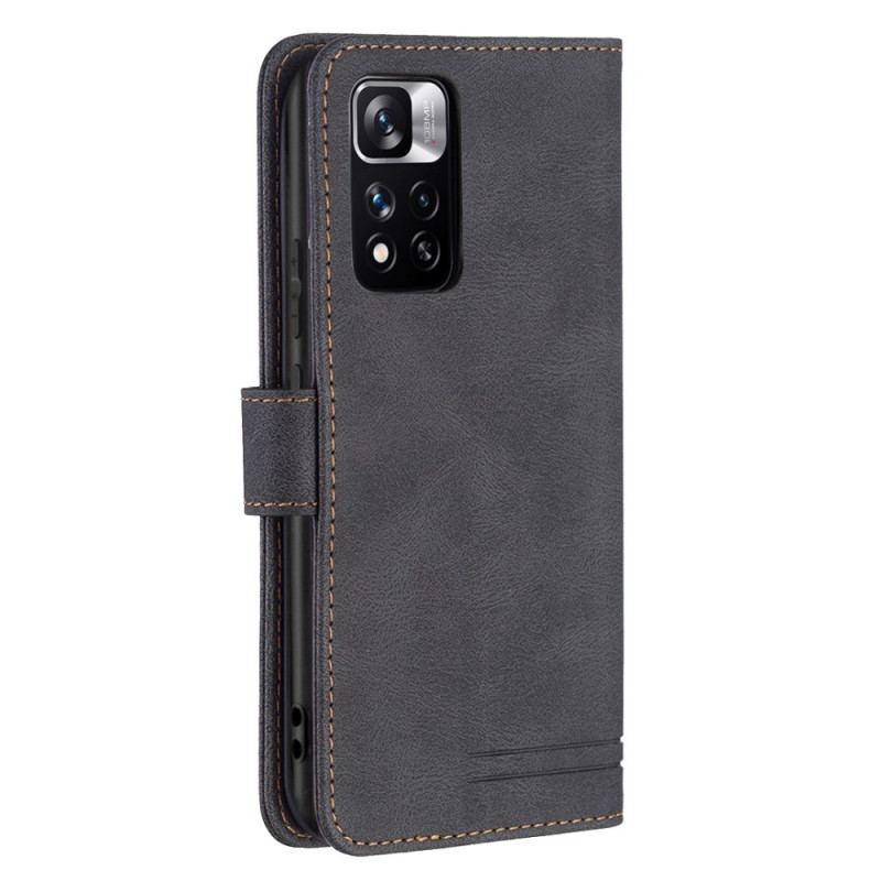 Capa Flip Para Xiaomi Redmi Note 11 Pro Plus 5G Rfid Binfen Cor