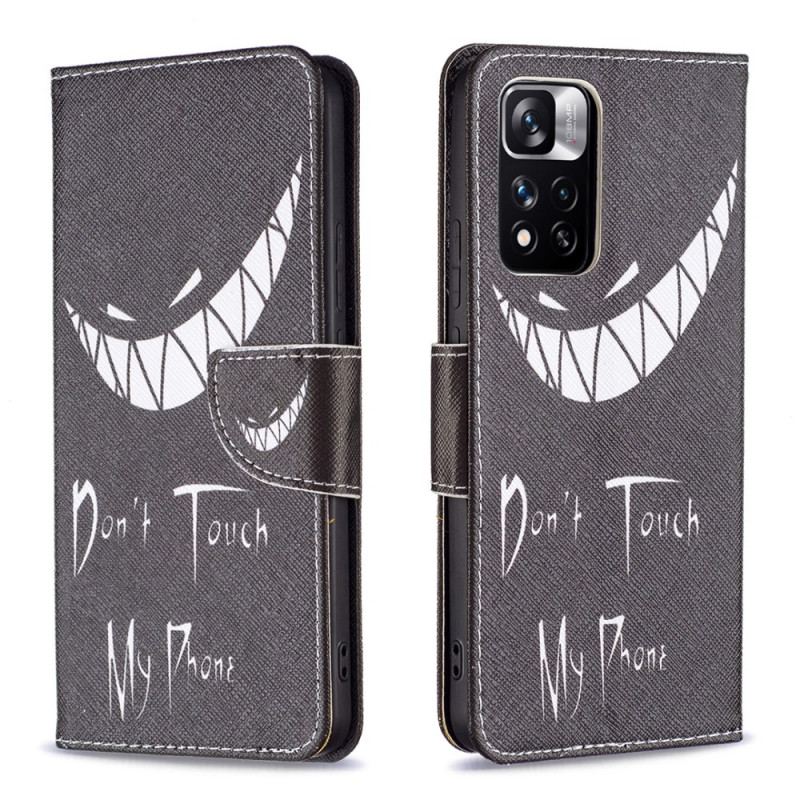 Capa Folio Para Xiaomi Redmi Note 11 Pro Plus 5G Telefone Do Diabo