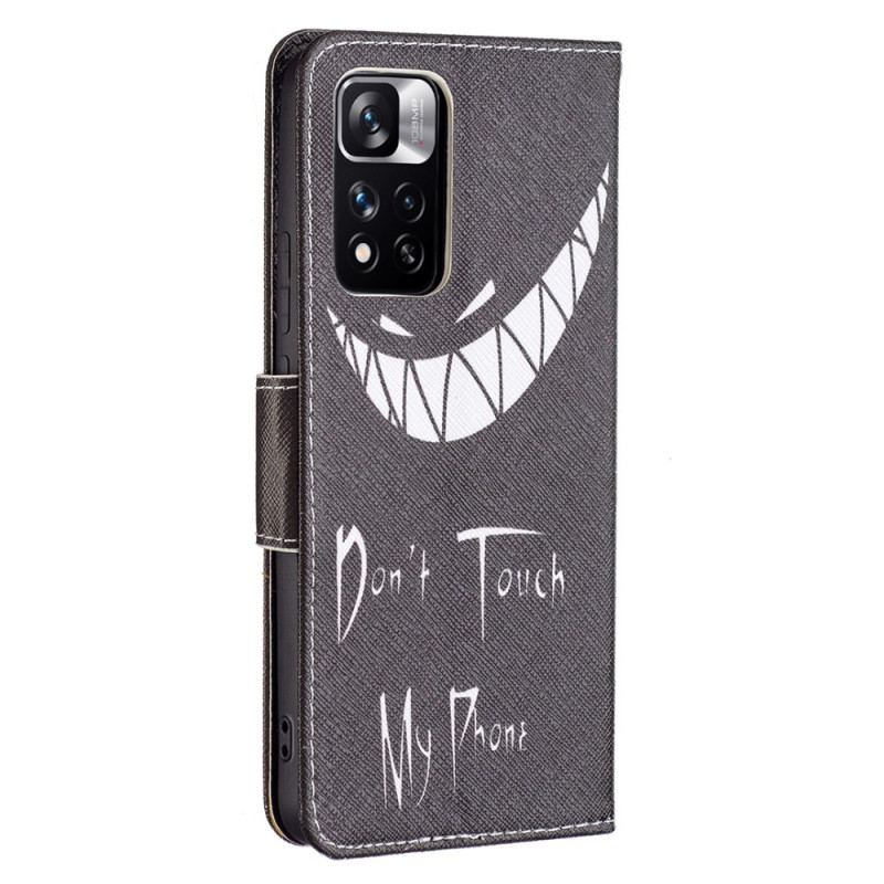 Capa Folio Para Xiaomi Redmi Note 11 Pro Plus 5G Telefone Do Diabo