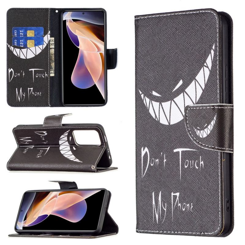 Capa Folio Para Xiaomi Redmi Note 11 Pro Plus 5G Telefone Do Diabo