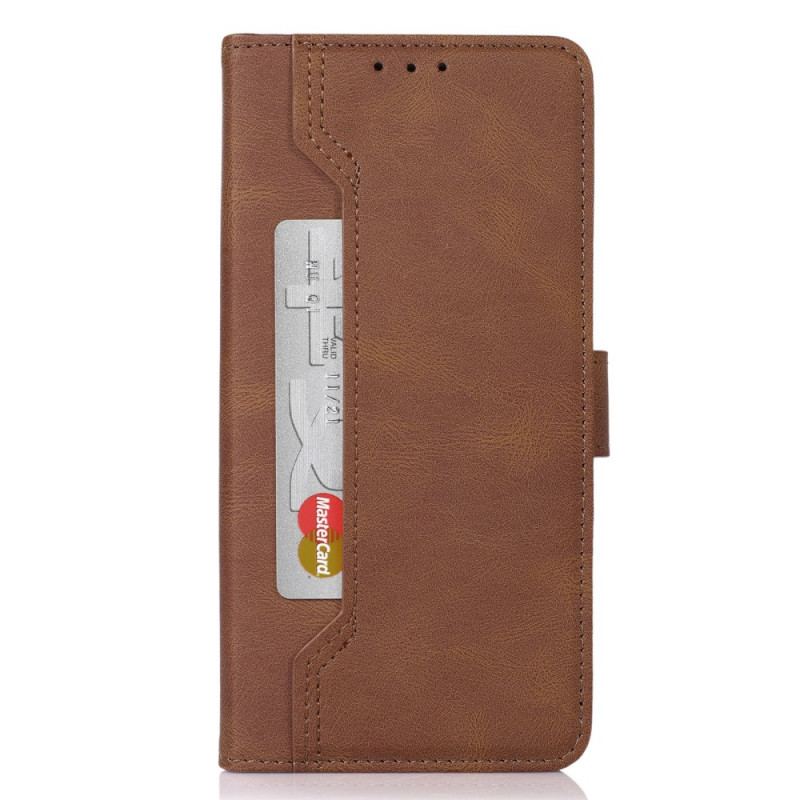 Capa Folio Para Xiaomi Redmi Note 11 Pro Plus 5G Titular Do Cartão Frontal