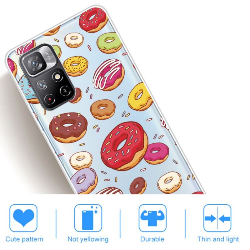 Capa Para Xiaomi Redmi Note 11 Pro Plus 5G Amo Rosquinhas