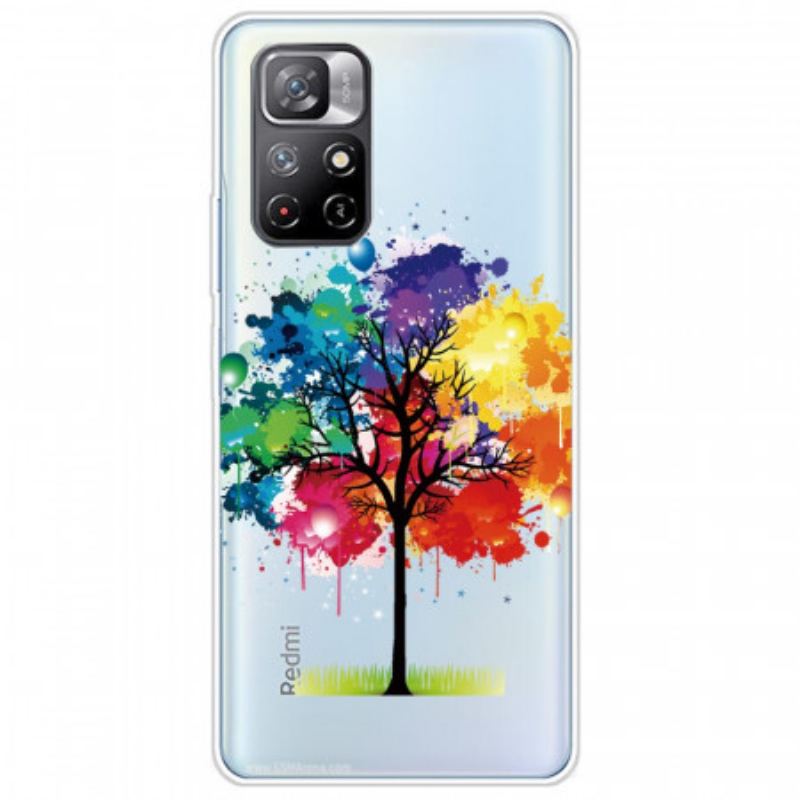 Capa Para Xiaomi Redmi Note 11 Pro Plus 5G Árvore Aquarela Perfeita