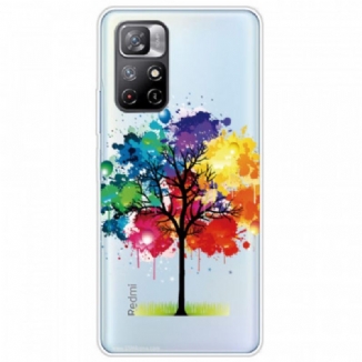 Capa Para Xiaomi Redmi Note 11 Pro Plus 5G Árvore Aquarela Perfeita