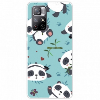 Capa Para Xiaomi Redmi Note 11 Pro Plus 5G Bando De Pandas De Silicone