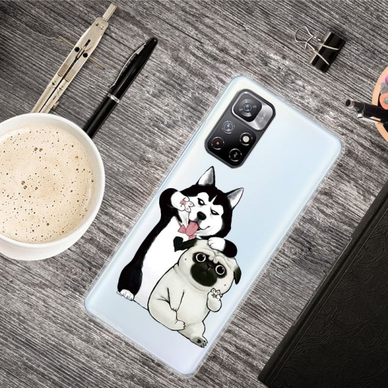 Capa Para Xiaomi Redmi Note 11 Pro Plus 5G Cachorros Engraçados