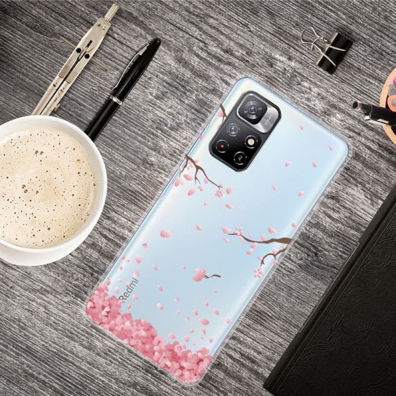 Capa Para Xiaomi Redmi Note 11 Pro Plus 5G Chuva De Flores