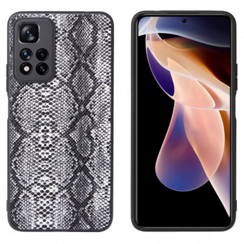 Capa Para Xiaomi Redmi Note 11 Pro Plus 5G Efeito Pele De Cobra