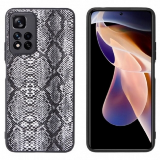 Capa Para Xiaomi Redmi Note 11 Pro Plus 5G Efeito Pele De Cobra