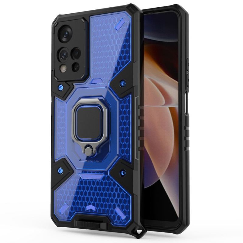 Capa Para Xiaomi Redmi Note 11 Pro Plus 5G Favo De Mel Com Anel