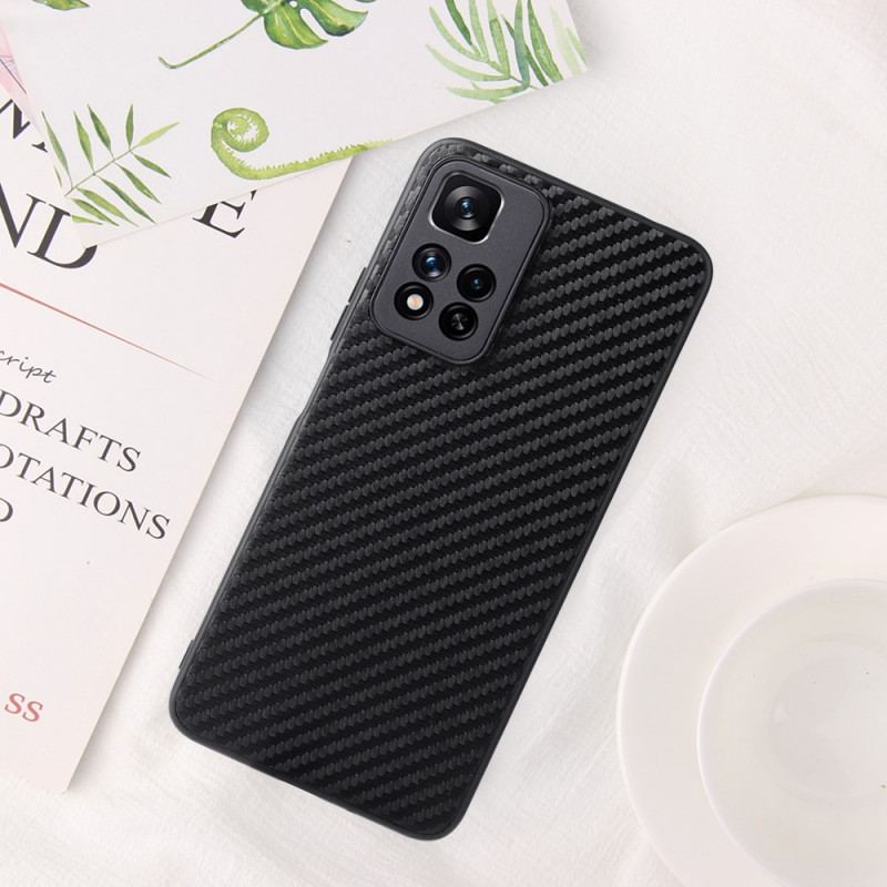 Capa Para Xiaomi Redmi Note 11 Pro Plus 5G Fibra De Carbono