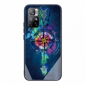 Capa Para Xiaomi Redmi Note 11 Pro Plus 5G Flecha De Vidro Temperado