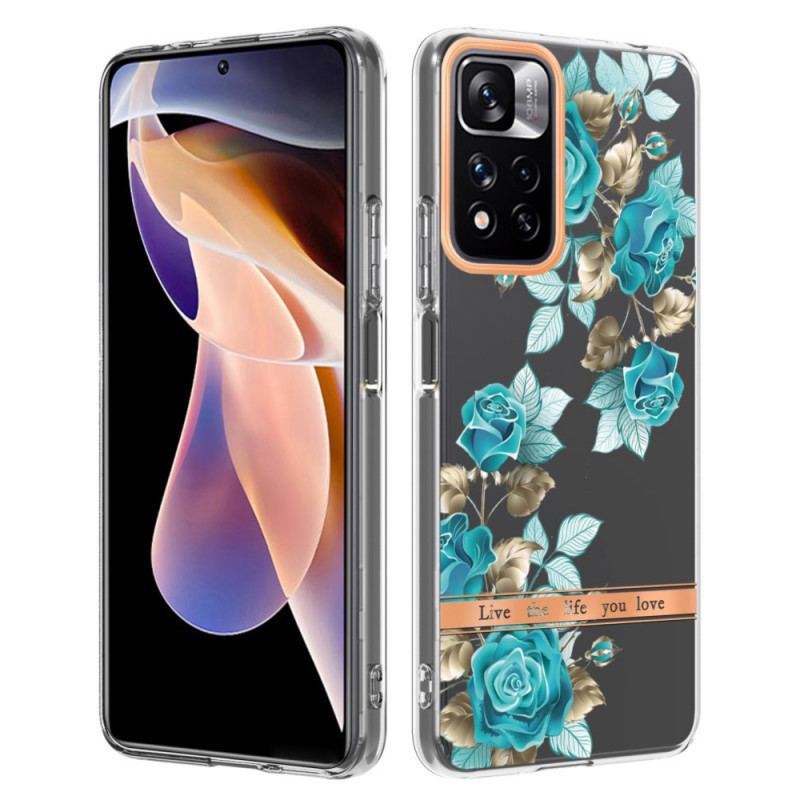 Capa Para Xiaomi Redmi Note 11 Pro Plus 5G Floral Sem Costura