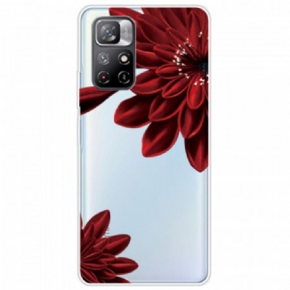 Capa Para Xiaomi Redmi Note 11 Pro Plus 5G Flores Vermelhas