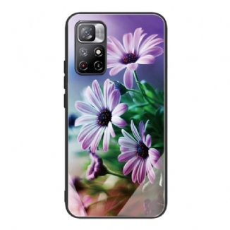 Capa Para Xiaomi Redmi Note 11 Pro Plus 5G Flores De Vidro Temperado